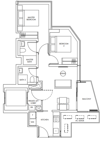 One Draycott - Floor Plan