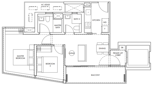 One Draycott - Floor Plan