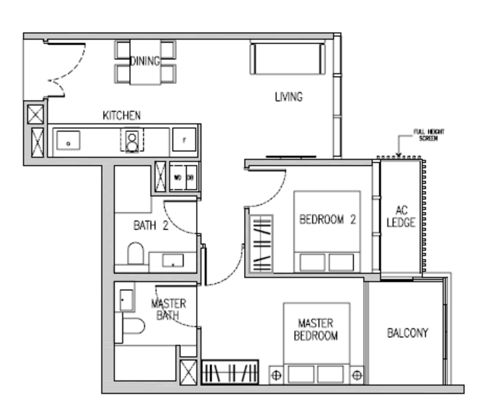 Van Holland, 188 Holland Road, 2 Bedrooms, 710 sqft, Condominium For Sale, by Alexis Quek, 500138460 - PropertyGuru.com.sg