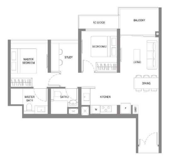 Twin VEW - Floor Plan