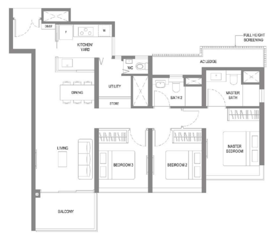 Twin VEW - Floor Plan
