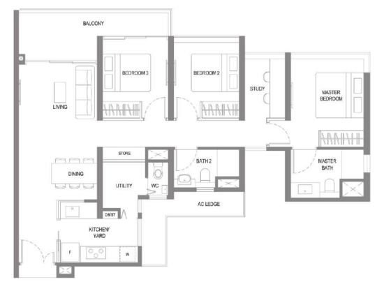 Twin VEW - Floor Plan