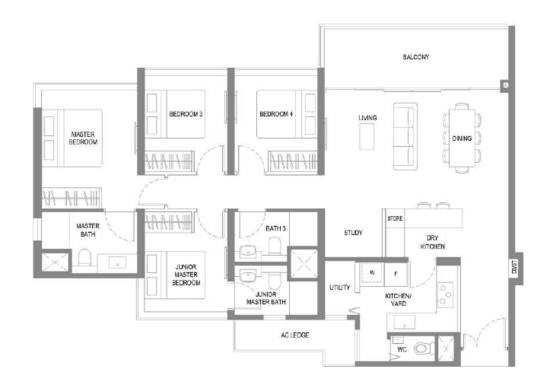 Twin VEW - Floor Plan