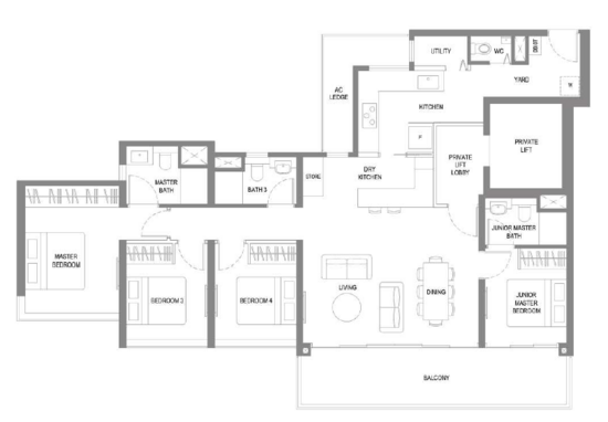 Twin VEW - Floor Plan