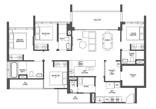 Pullman Residences - Floor Plan