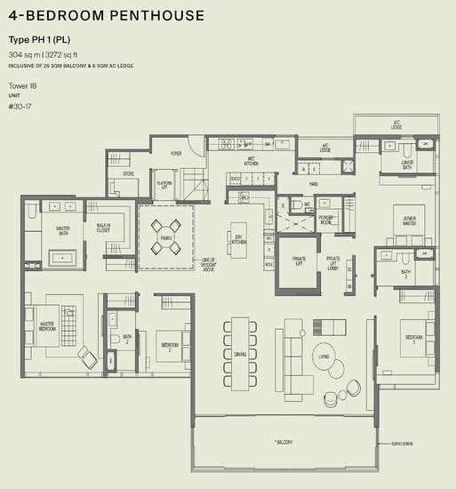 Midtown Modern - Floor Plan