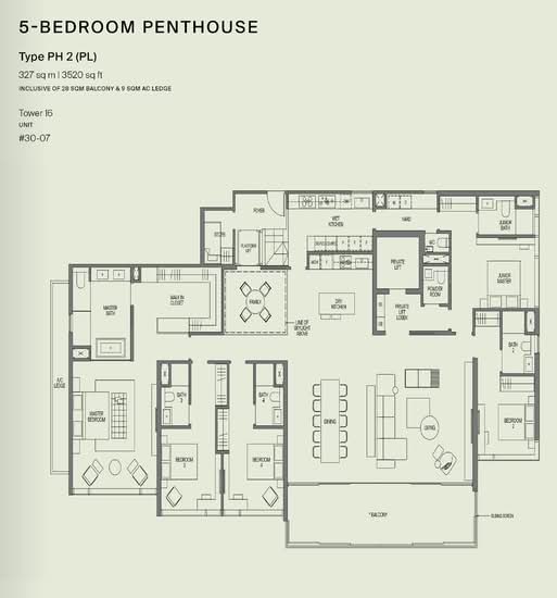 Midtown Modern - Floor Plan