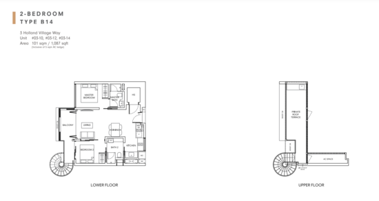 One Holland Village Residences - Floor Plan