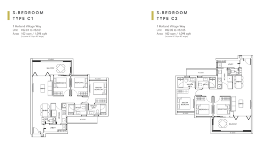 One Holland Village Residences - Floor Plan