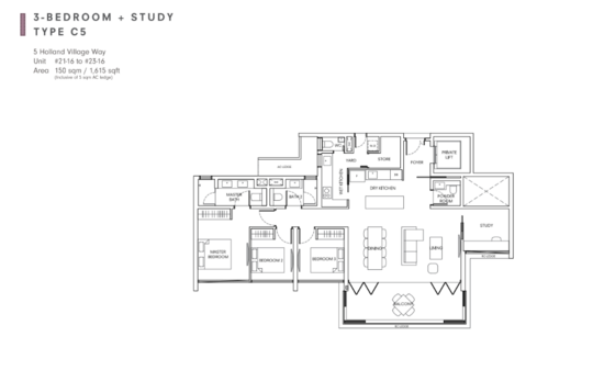 One Holland Village Residences - Floor Plan
