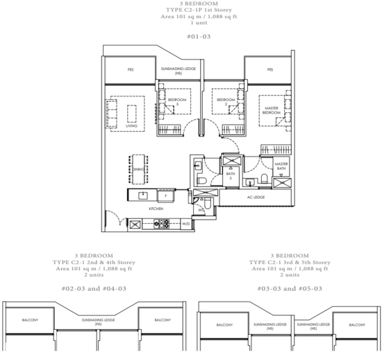 Peak Residence - Floor Plan