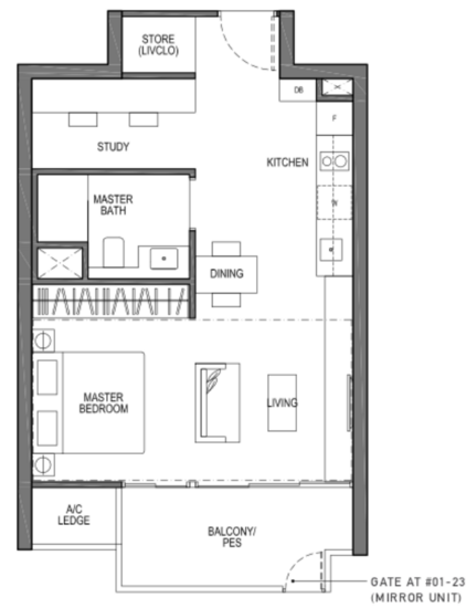 Seaside Residences - Floor Plan
