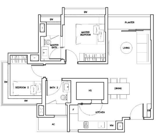 The Sorrento - Floor Plan