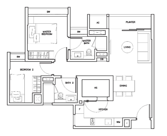 The Sorrento - Floor Plan