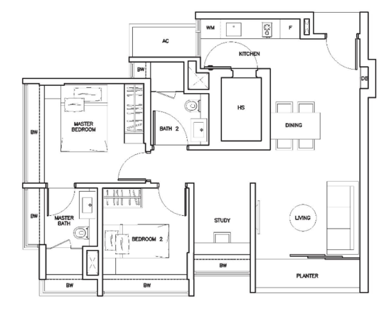 The Sorrento - Floor Plan