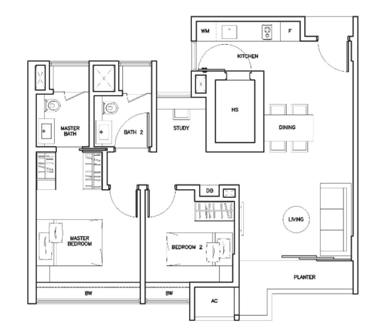 The Sorrento - Floor Plan