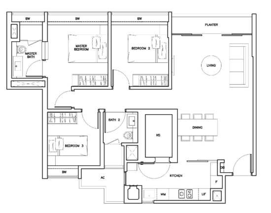 The Sorrento - Floor Plan