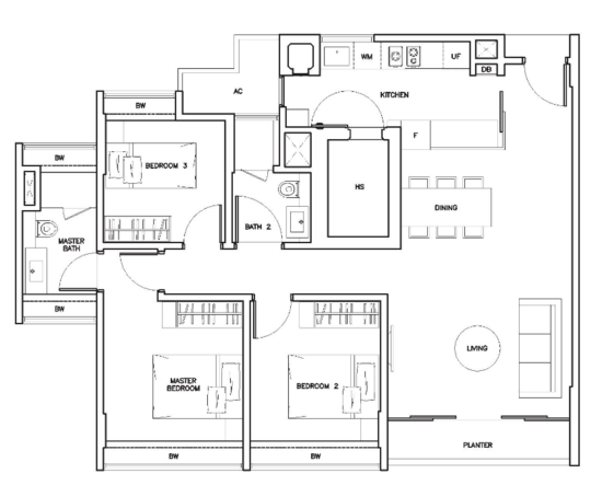 The Sorrento - Floor Plan