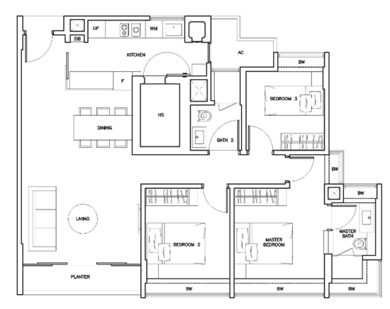 The Sorrento - Floor Plan