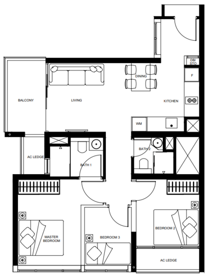 The LINQ @ Beauty World - Floor Plan