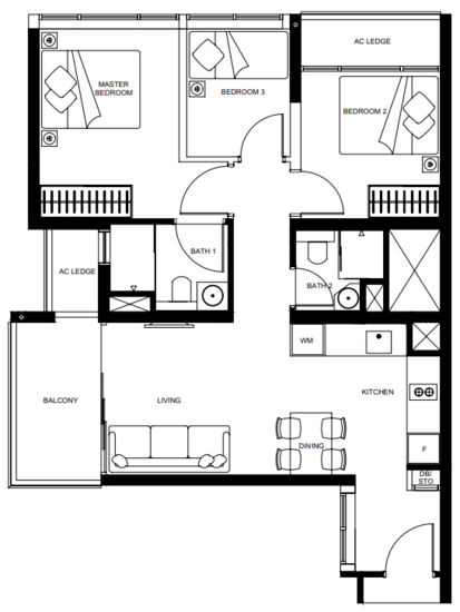 The LINQ @ Beauty World - Floor Plan