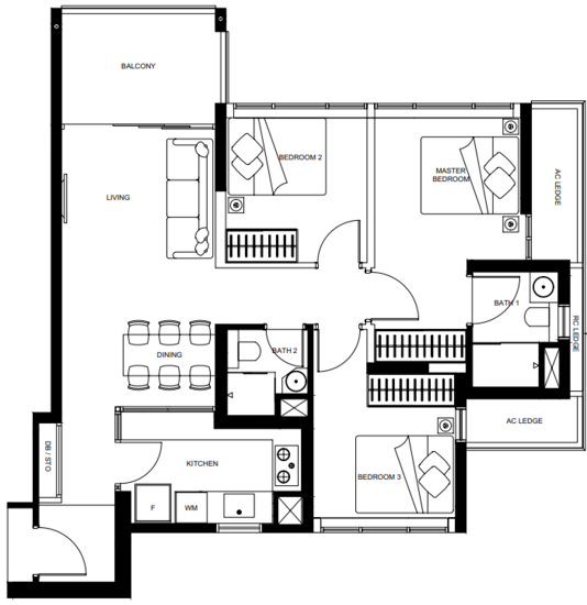The LINQ @ Beauty World - Floor Plan
