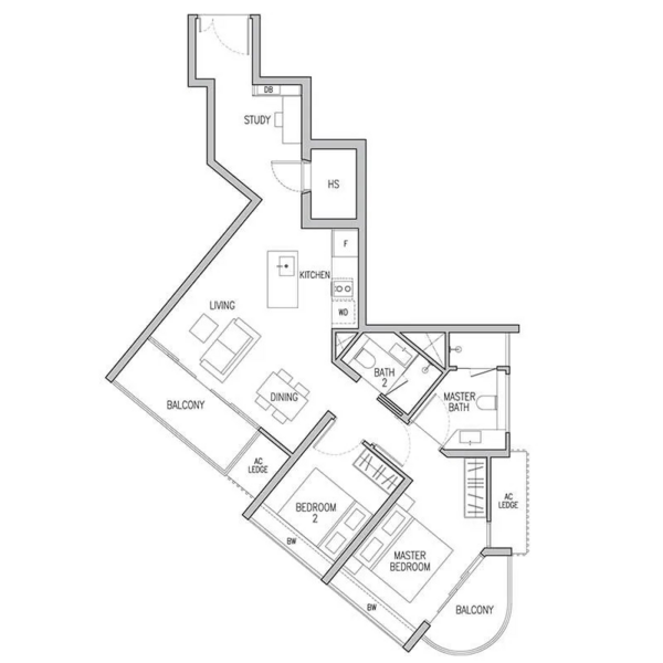 Sophia Regency, 105 Sophia Road, 2 Bedrooms, 862 sqft, Condominium For Sale, by Alvin Kwan, 500178073 - PropertyGuru.com.sg