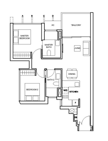 Commonwealth Towers - Floor Plan
