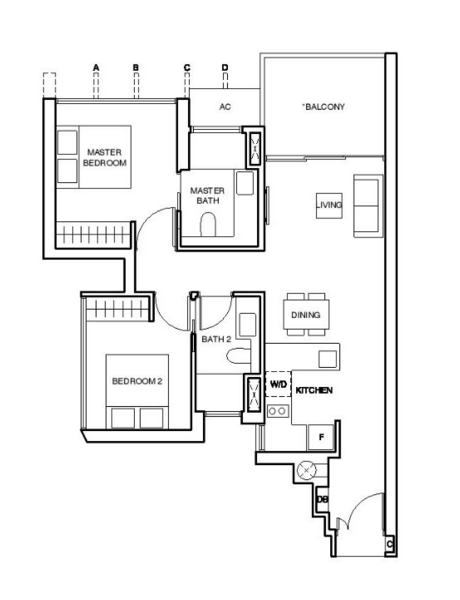 Commonwealth Towers, 230 Commonwealth Avenue, 2 Bedrooms, 689 sqft, Condominium For Rent, by Jiawei Tan, 500053814 - PropertyGuru.com.sg