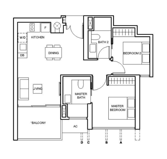 Commonwealth Towers - Floor Plan