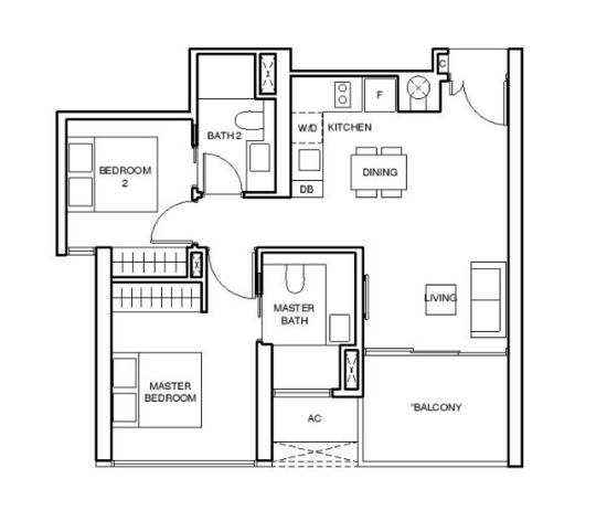 Commonwealth Towers - Floor Plan
