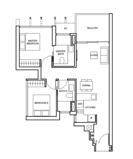 Commonwealth Towers - Floor Plan