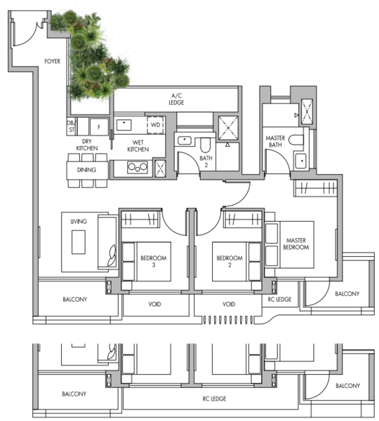 The Tre Ver, 68 Potong Pasir Avenue 1, 3 Bedrooms, 1,012 sqft, Condominium For Rent, by Liza Xu, 500133401 - PropertyGuru.com.sg