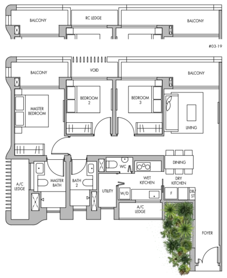 The Tre Ver - Floor Plan