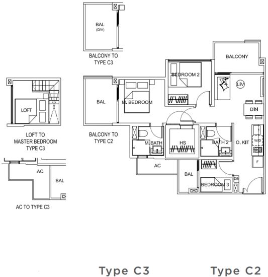 Uptown @ Farrer - Floor Plan
