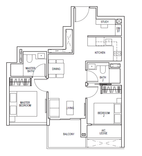 Sky Everton - Floor Plan