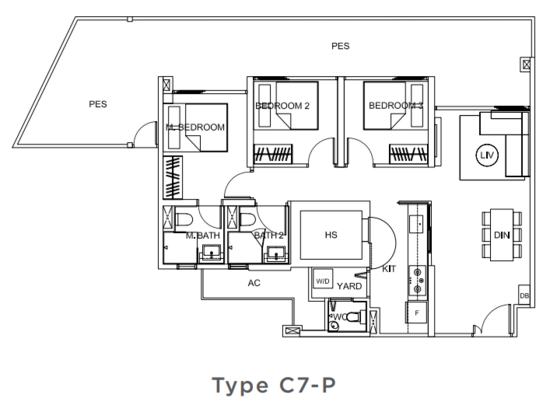 Uptown @ Farrer - Floor Plan