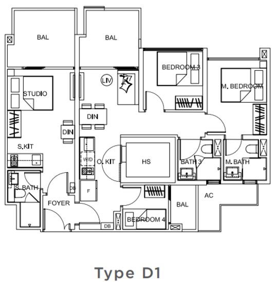 Uptown @ Farrer - Floor Plan