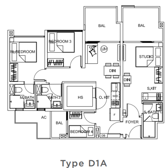 Uptown @ Farrer - Floor Plan