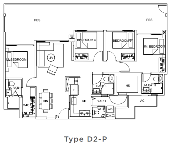 Uptown @ Farrer - Floor Plan