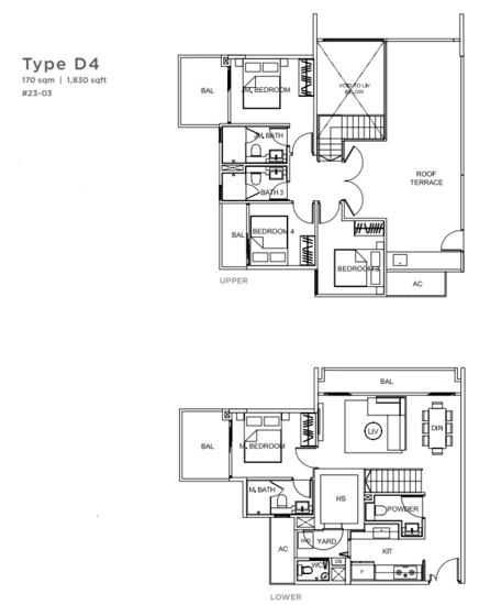 Uptown @ Farrer - Floor Plan