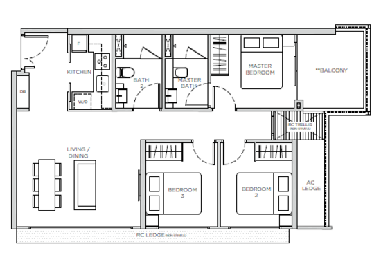 Sea Pavilion Residences - Floor Plan