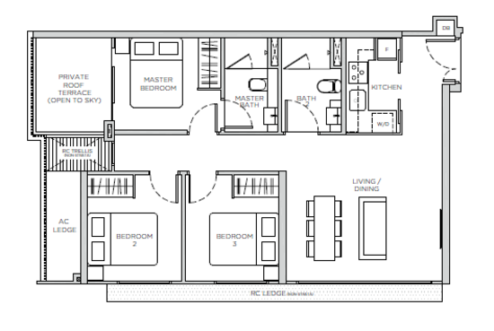 Sea Pavilion Residences - Floor Plan