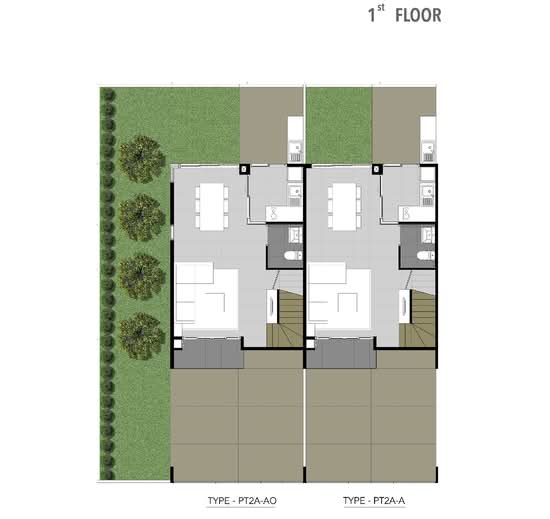 Patio Rama 2 (Soi 33) : พาทิโอ พระราม 2 (ซอย 33) - Floor Plan