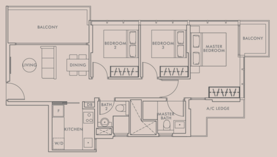 Wilshire Residences - Floor Plan