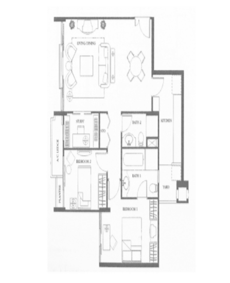 The Tessarina - Floor Plan