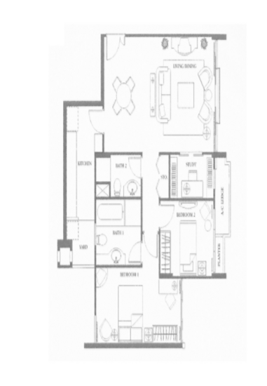 The Tessarina - Floor Plan