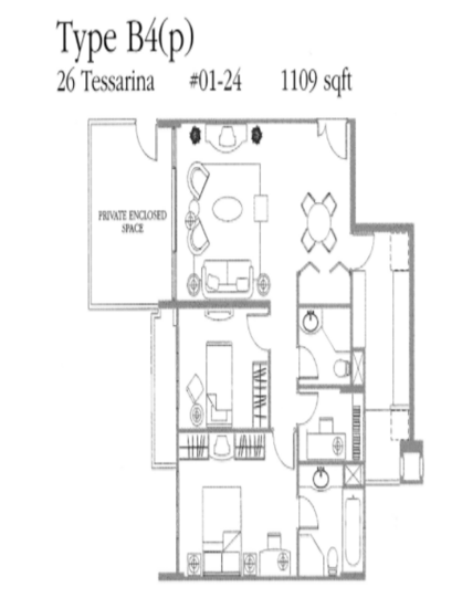 The Tessarina - Floor Plan