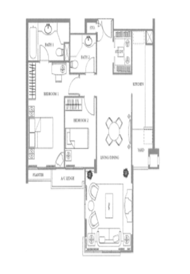 The Tessarina - Floor Plan