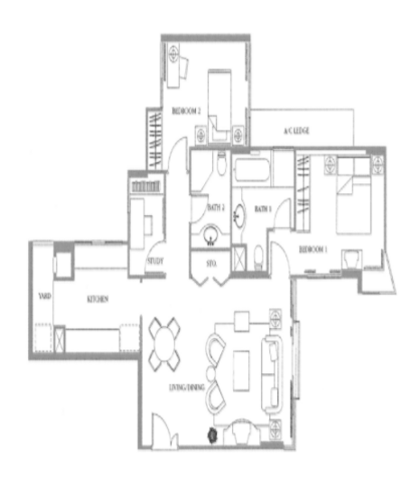 The Tessarina - Floor Plan